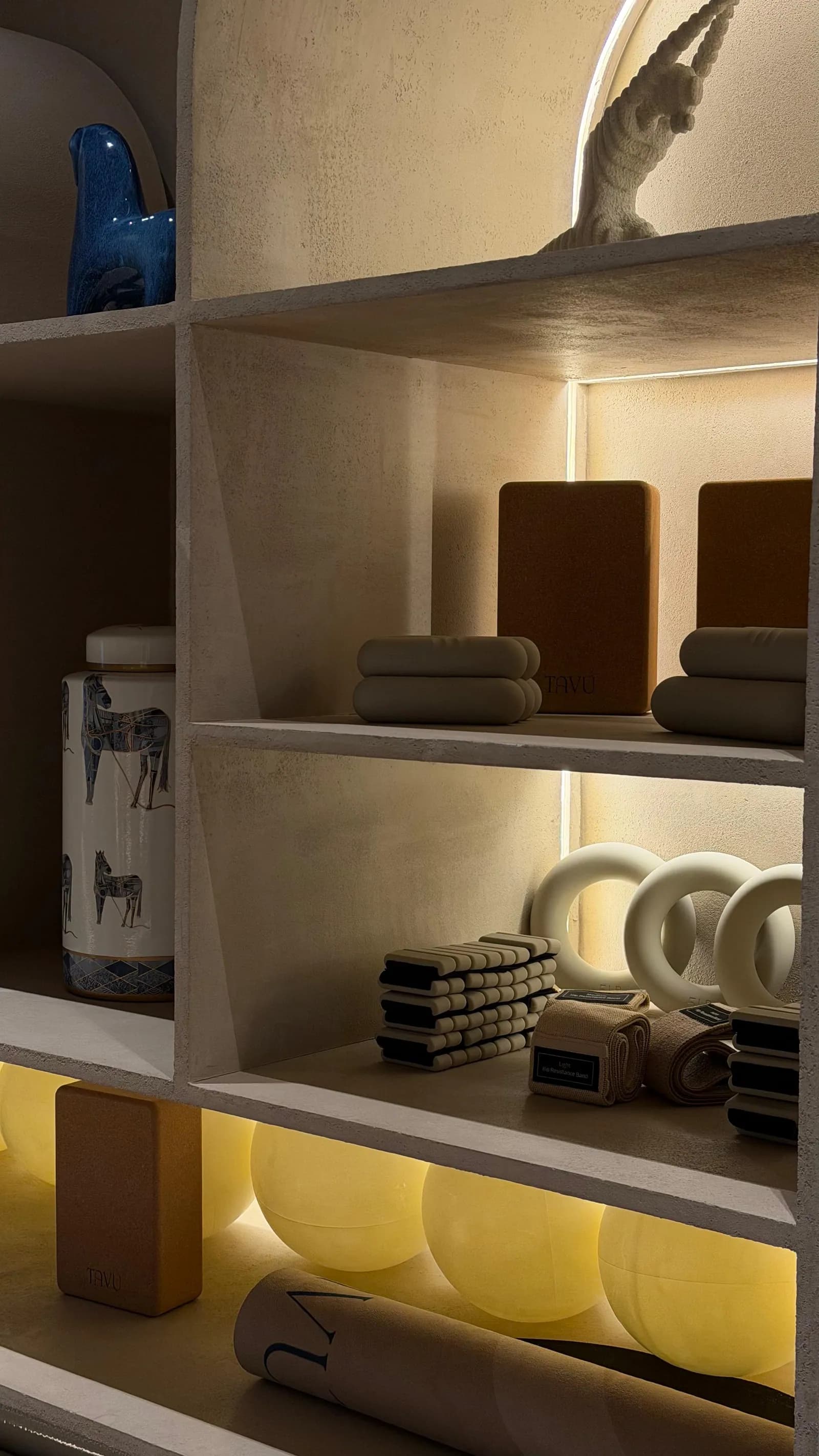 Breathing Room equipment shelf